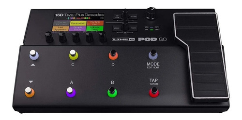 Pedal de efecto Line 6 POD Go negro