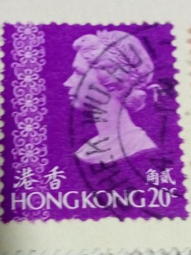 Estampilla Hong Kong 1008 A1