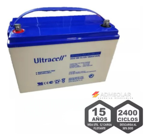 Baterias Ultracell 100ah Usadas Ciclo Profundo, Barcos.