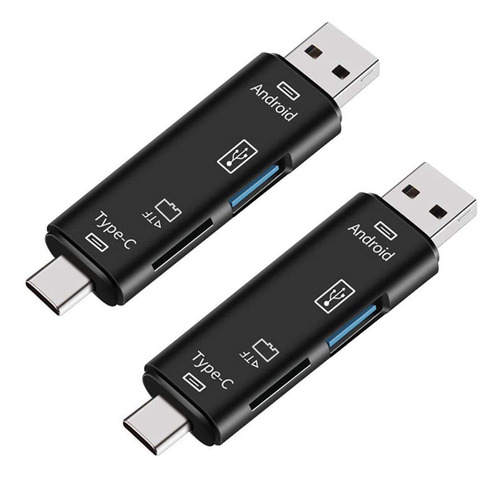 Frobea Lector Tarjeta Otg 5 1 Sd Usb Para Telefono Tf Tipo C