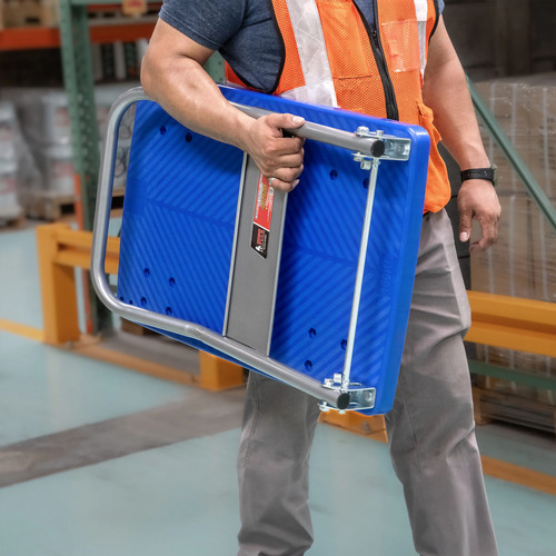 Carrito Con Plataforma Plastica Cap Max300kg Resistente