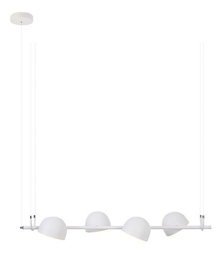 Pendente Muffin Branco Led 30w 3000k 88cm - Bella - Gn003s