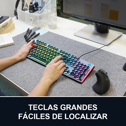 Teclado Gamer Teclados Físicos Teclado Computadora Con Rgb Jes®