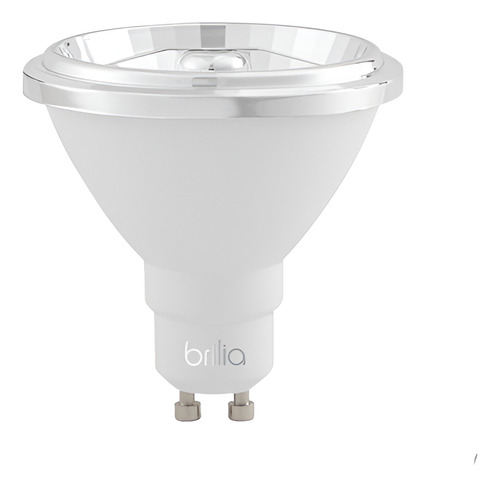 308794 - Dimerizável Ar70 4,8w 2700k 24° 220v Irc90 - Brilia