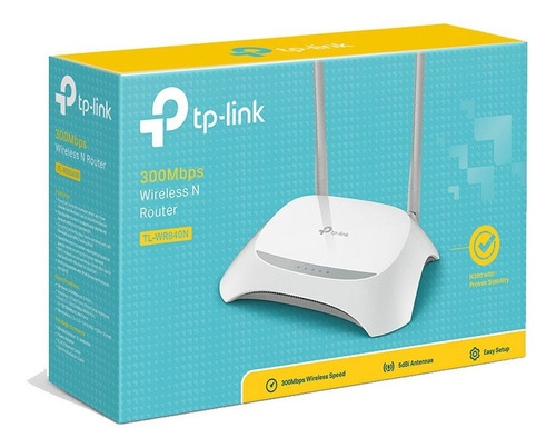 Router Wireless N Tp-link Tl-wr840n 300mbps 4 Lan 2 Antenas