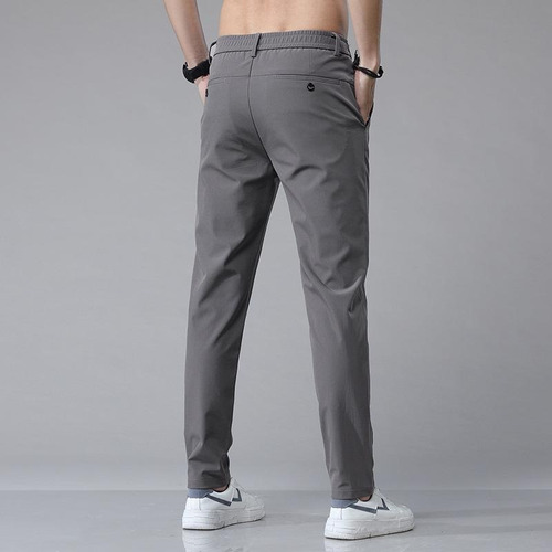 K Pantalones De Golf Holgados De Seda Helada Para Hombre