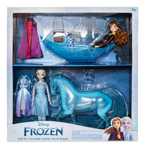 Conjunto De Bonecas Disney Store Princess Anna & Elsa Com Ac
