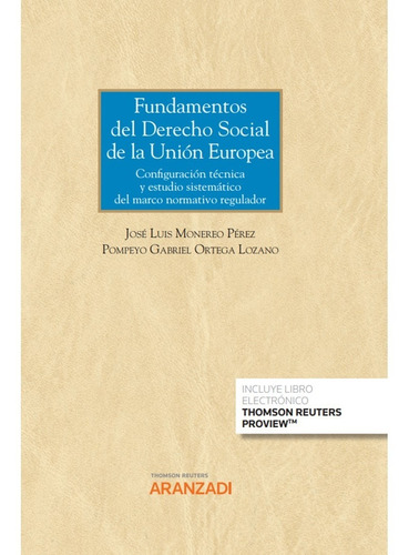 Fundamentos Del Derecho Social De La Unión Europea -   - *