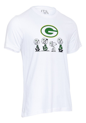 Playera Green Bay Packers. Nfl. Empacadores. Americano Verde