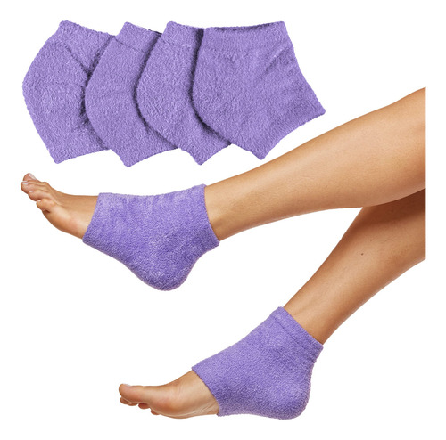 Zentoes Calcetines De Tacón Hidratantes, 2 Pares De Calcetin