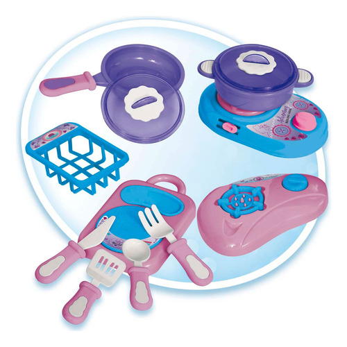 Imagen 2 de 10 de Valija De Cocina Princesas Kitchen Set Disnet Original Ed