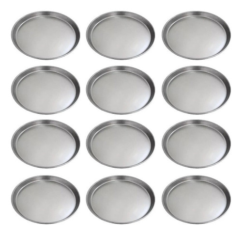 Set 12 Moldes Para Pizza De 34cm. Pizzero Chapa Dd - Pizzera