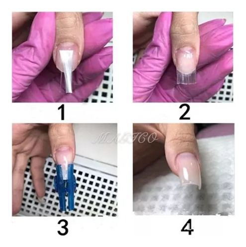 Broches De Retencion Para Curvatura C Uñas Esculpidas