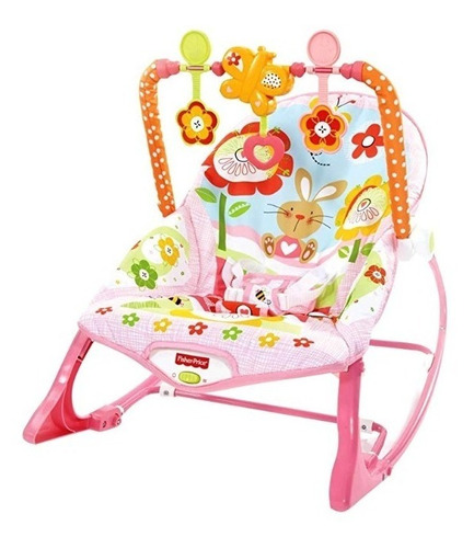 Fisher Price Bebé Silla Mecedora Vibraciones Relajantes Rosa