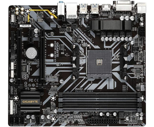 Gigabyte B450m Ds3h V2 (amd Ryzen Am4 / Micro Atx / M.2 / Hm