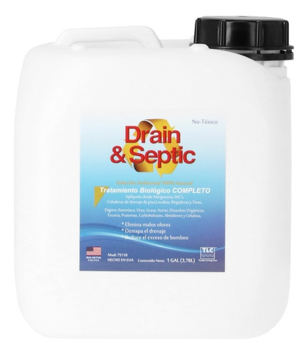 Bacteria Para Quitar Mal Olor Drenaje Baños Drain&septic 1g