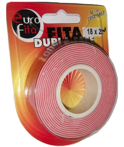 Fita Dupla Face Multiuso Extra Forte - 18mm X 2,20 Metros