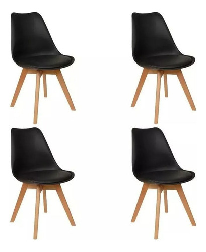 Sillas Tulip X4 Diseño Eames Comedor Living Full Baires4