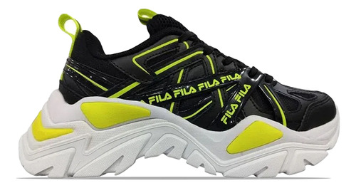 Zapatillas Mujer Fila Electrove 2 Negro On Sports