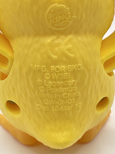 Psyduck Pokemon Figura 8cm Original Pokemon Burger King 2019 (Usado)