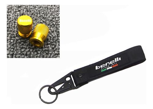 Llavero Y Tapones De Válvula De Neumáticos Para Benelli