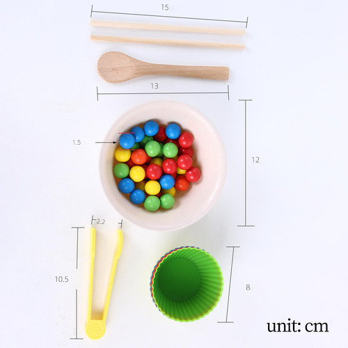 Bolas En Tazas, Clasificación De Colores, Educación,