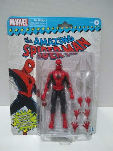 The Amazing Spider-man Retro Marvel Legends Exclusivo Nuevo.