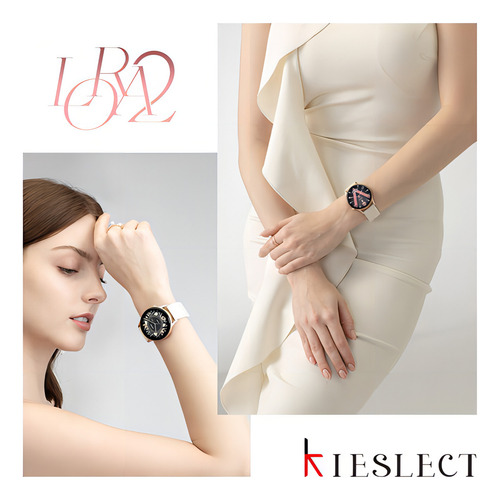 Smartwatch Kieslect Lora 2 Rosado 1.3 Con Llamadas 2 Correas