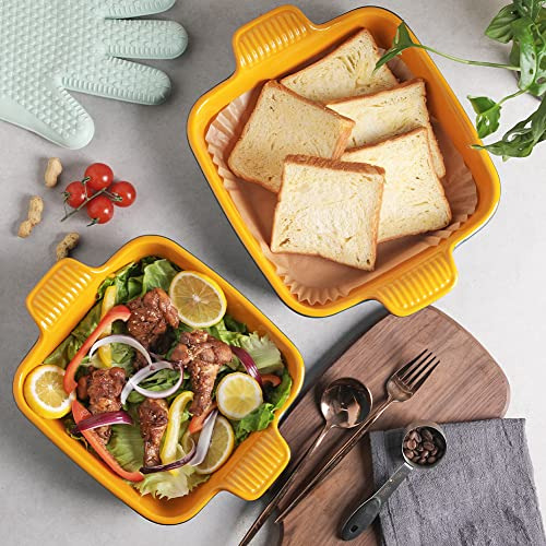 Plato De Cerámica Para Hornear Sweejar, 9 X 9 Para Tartas, C