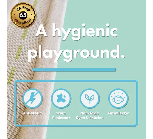 Alfombra De Juego Ivi Thick 3d Para Niños, Colorida, Diseño