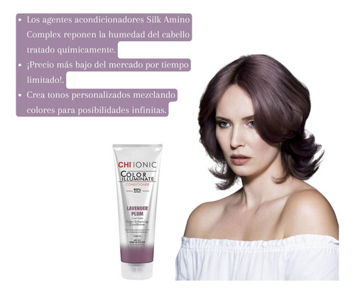 Tratamiento Acondicionador Matizante /lavanda Lila 251ml|chi