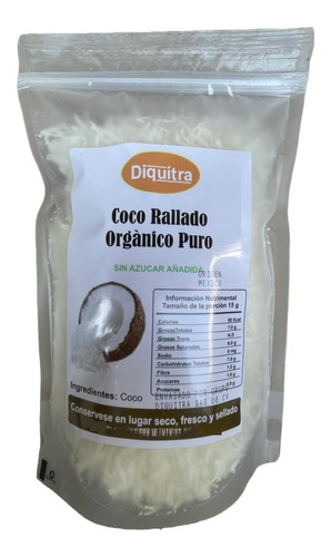 Coco rallado DIQUITRA Coco Rallado sin azúcar