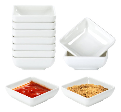 Vmiapxo Juego De 16 Cuencos Para Salsa De 3 Oz, Plato De Plá