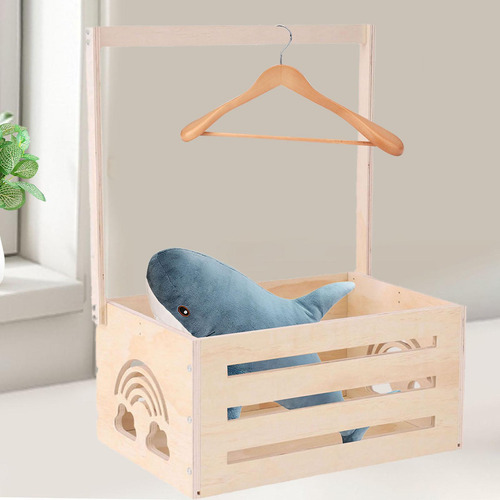 Cesta De Madera Para Bebé, Armario Con Cajón Para Baby