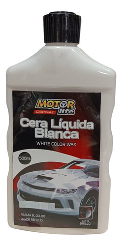 Cera Liquida Color Blanca Motorlife 500ml