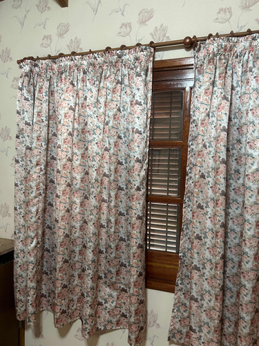 Cortinas De Razo. 2 Paneles De 150 X H167 Cm