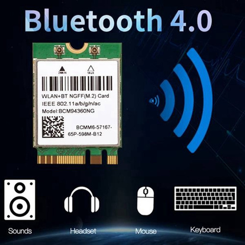 Cartão Wifi Bcm94360ng De Banda Dupla 1200mbps Para Macos Ha