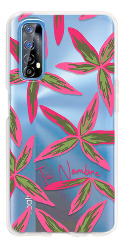 Funda Para Realme Hojas Flores Para Mujer Tu Nombre