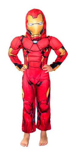 Ironman Disfraz Musculos Marvel Newtoys Original Educando