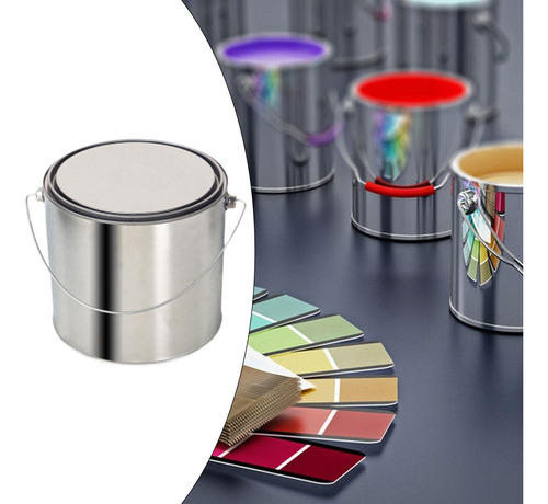 Contenedor De Almacenamiento De Pintura Con Lata De 5 Litros