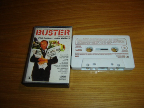 Phil Collins Buster Cassette Argentina Rare Pop Genesis