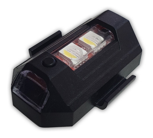 Imagen 1 de 7 de Mini Plafon Destellador Rgb Bici Moto Señal Recargable Usb