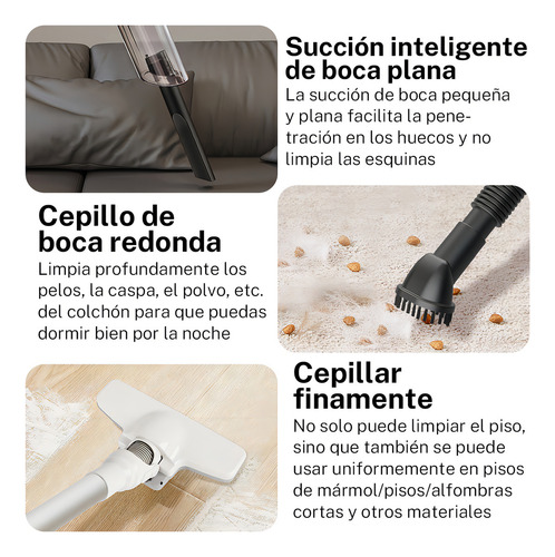 Aspiradora De Mano Portatil Para Automovil Y Hogar 12000pa