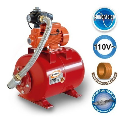 Equipo Hidroneumático Evans Con Bomba Periférica 1/2 Hp