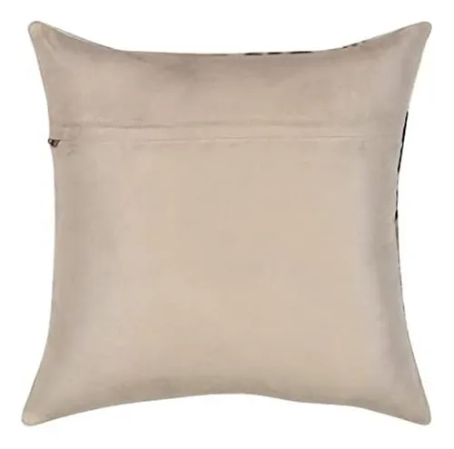 Pasargad Home Safari Collection Almohada De Piel De Vaca Con