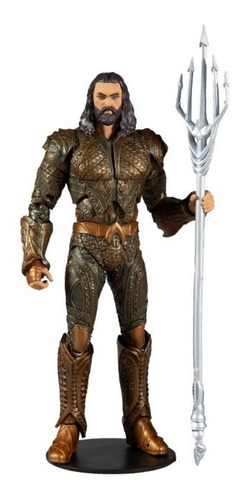 Imagen 3 de 7 de Aquaman Figura De Coleccion Dc Multiverse Justice League