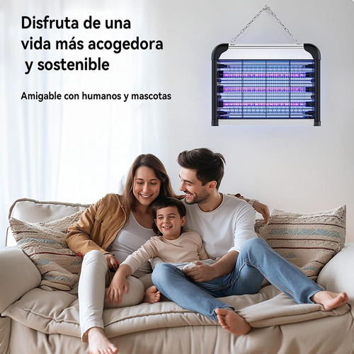 Oneto Lampara Mata Mosquitos Eléctrico 20w 3 Led Luces Repelente Mosca Atrapa, Mejora Lampara Antimosquitos Led Para Interiores Sostenible Y Bajo Consumo, Mata Mosquitos De Alto Voltaje 3800w