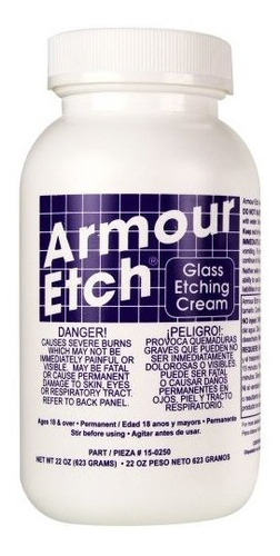 Armor Etch 15-0250 Crema, 22 Onzas