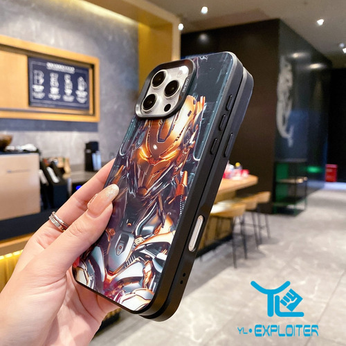 Capa Holográfica Para Xiaomi (jmq) Lamborghini E Helicóptero Note 13 4g
