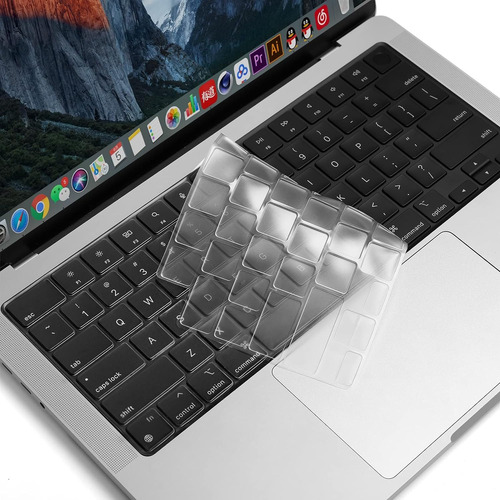 Protector Teclado Para Macbook Pro 14/16 M2 A2442 A2485 Tran